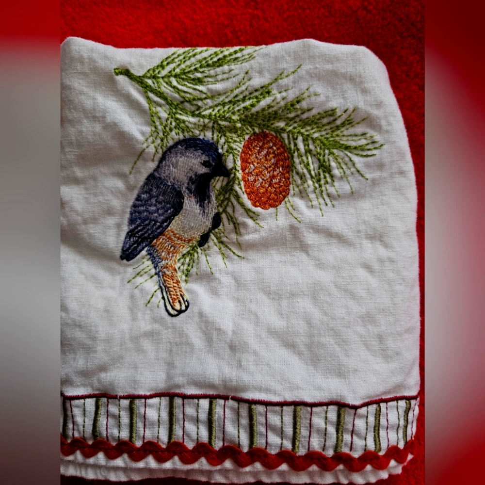 MWW Bluebird Tea Towel